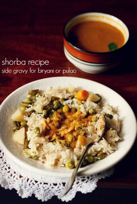 shorba recipe for veg biryani | side gravy for veg biryani & pulao