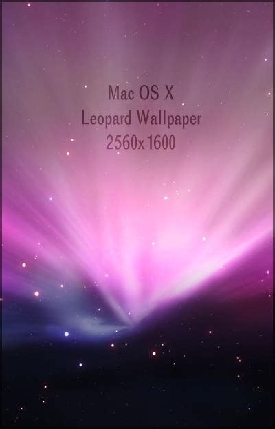 Mac OS X Leopard Wallpaper by l4mb3r7 on DeviantArt