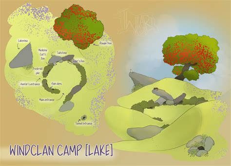 WindClan Lake Camp Map by twilidramonart on DeviantArt