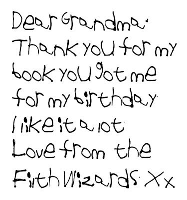 Filth Wizardry: Kid's handwriting into computer font.