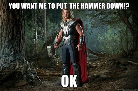 You Want Me To Put the Hammer Down!? Ok - Thor the Mighty Avenger ...