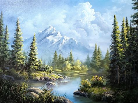 Learn to Paint a CLASSIC LANDSCAPE | Kevin hill paintings, Landscape ...