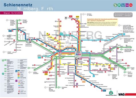 Nürnberg metro, tram and bus map - Ontheworldmap.com