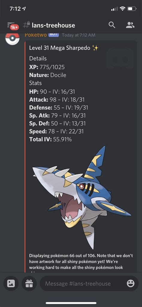 Shiny Mega Sharpedo image when? : r/poketwo