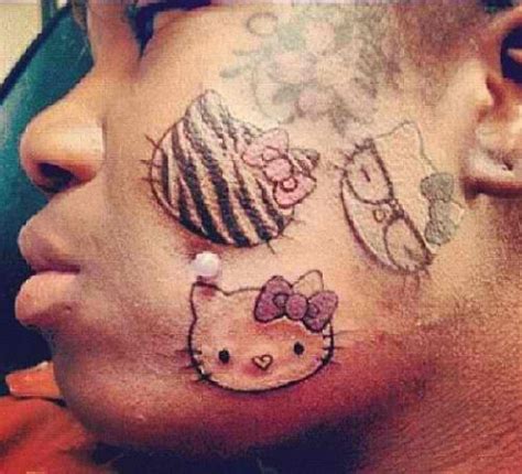 Face Tattoo – Hello Kitty Hell