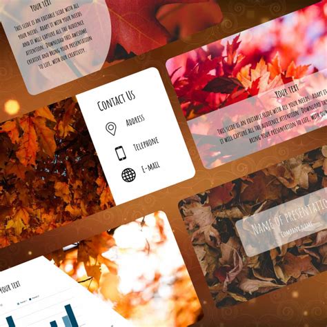 Free Fall Leaves Background Powerpoint – MasterBundles