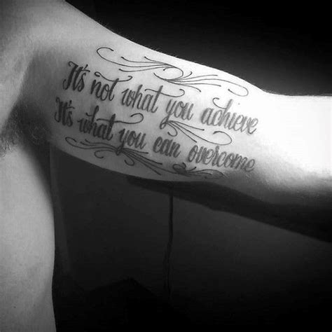 Black Quote Tattoo Men Inner Biceps Cs Lewis, Small Wrist Tattoos ...