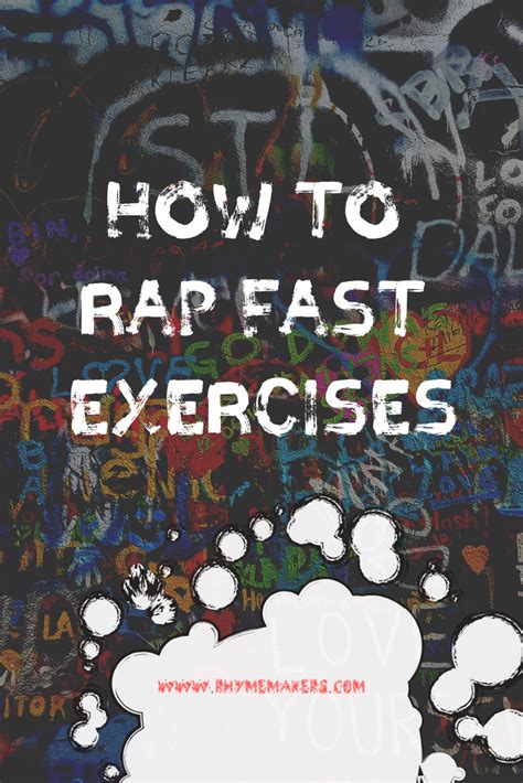 How to rap fast exercises so you can rap faster and even learn rap god ...