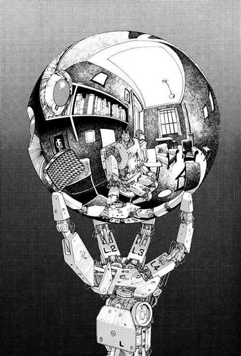 Early Katsuhiro Otomo artwork - Self Portrait of a Headless Automaton ...