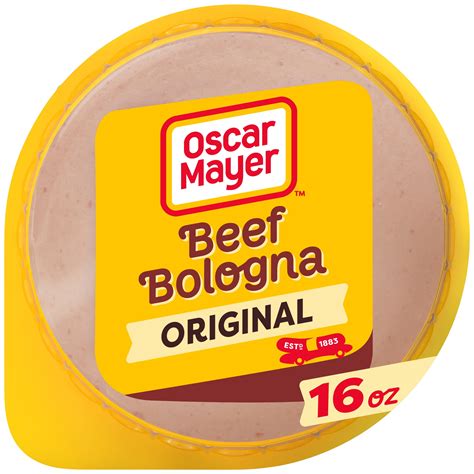 Oscar Mayer Beef Bologna Deli Lunch Meat, 16 oz Package - Walmart.com