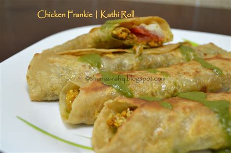 Chicken Frankie - Wraps & Rolls - Shanaz Rafiq Recipes - Chicken Frankie