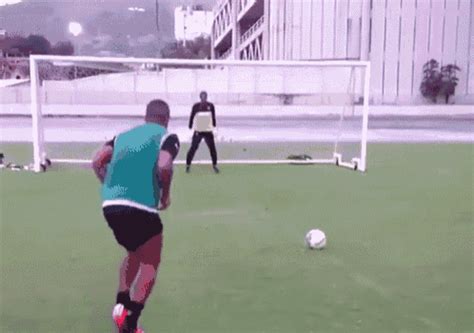 Free Kick GIF - Soccer Prank Tricked - Discover & Share GIFs