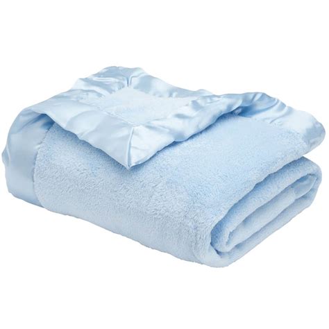 Elegant Baby Fleece Blanket (36 x 45) - Blue - Stitch Sensations