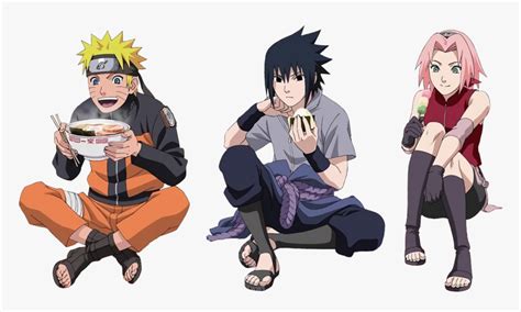 Naruto - Team 7 - Naruto - Sasuke - Sakura - Sasuke, HD Png Download ...