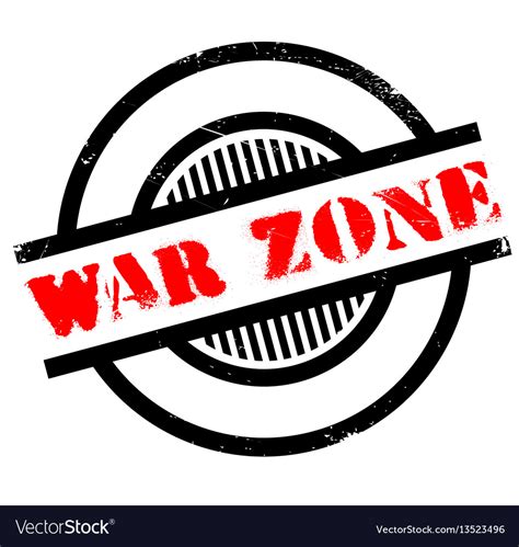 War zone rubber stamp Royalty Free Vector Image