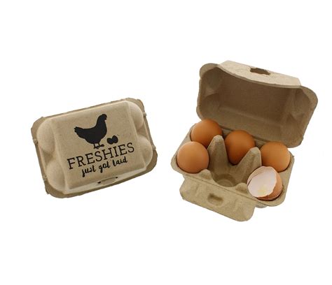 Rural365 Empty Egg Cartons New Chicken Quail Egg Carton 6 Cell Farm ...