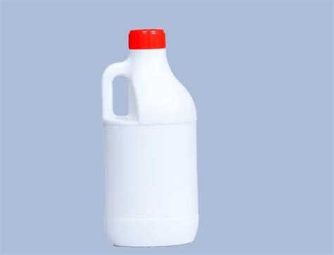 White HDPE Side Handle Bottles, Use For Storage: Chemical, 1 Litre at ...