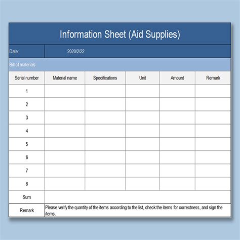 Excel Sheet Templates