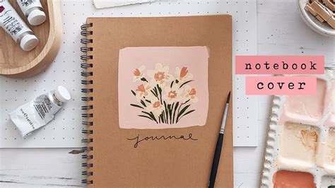 Ideas to Get You Painting! Floral Journal Cover - YouTube