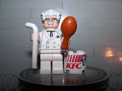 Lego Minifig CUSTOM KFC Colonel Sanders | #145588226