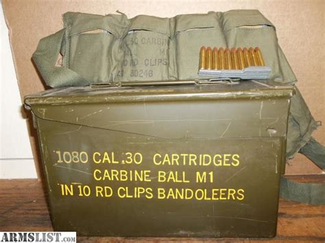 ARMSLIST - For Sale: M1 Carbine Ammo