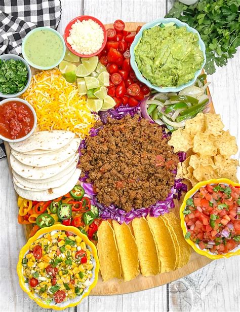 Taco Charcuterie Board - The Soccer Mom Blog