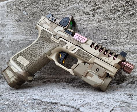 Gen 5 Glock 19 With Firing Squad Firearms Coyote Customization Package ...