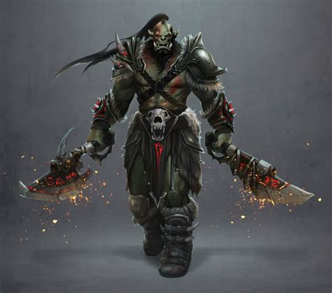 ArtStation - Orc Warrior , Kami Vaskova | Orc warrior, World of ...