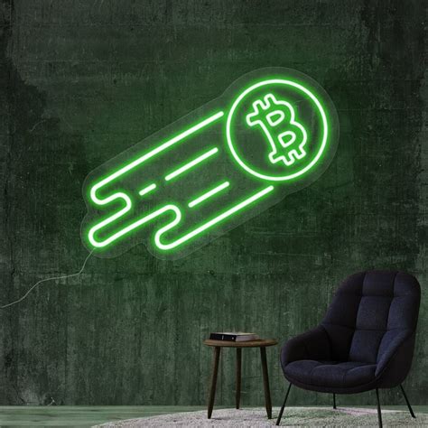 Bitcoin Neon Sign Bitcoin Sign Bedroom Neon Sign Wall | Etsy