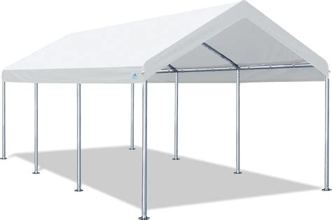 Buy ADVANCE OUTDOOR Adjustable 10x20 ft Heavy Duty Carport Car Canopy ...