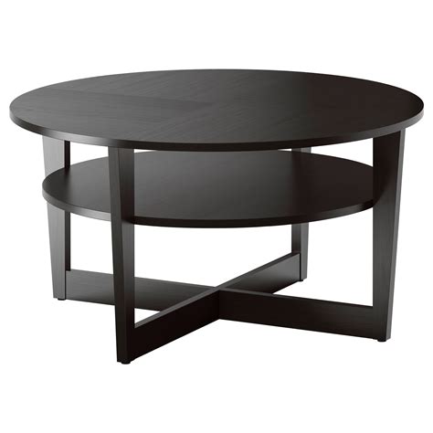 VEJMON coffee table black-brown 90 cm | IKEA Eesti