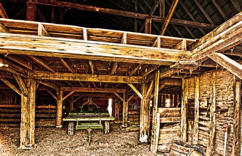 Barn Interior Photograph by Randall Branham - Fine Art America