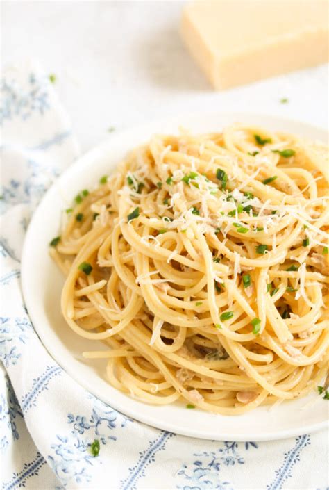 Creamy Tuna Carbonara » The Fast Recipe Food Blog