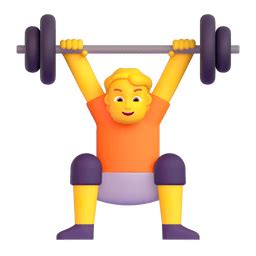 🏋️ Vægtløfter Emoji on Microsoft Teams 15.0