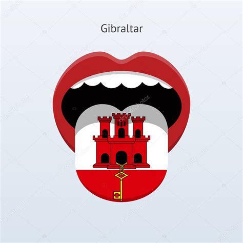 Gibraltar language. Abstract human tongue. Stock Vector Image by ...