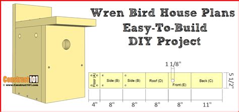 Free Printable Wren House Plans - Printable Templates