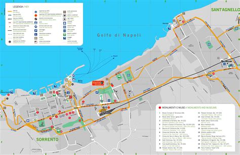 Sorrento tourist map