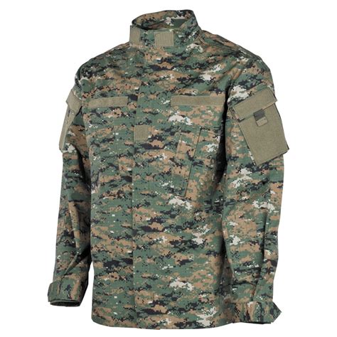 Military & Outdoor Clothing | US Army Digital Woodland Camo Pattern Rip ...