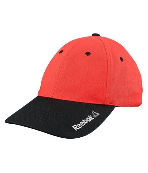 Reebok Red Plain Cotton Caps - Buy Online @ Rs. | Snapdeal