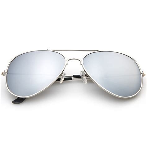 3-Pack Silver Mirror Aviator Sunglasses - BelleChic