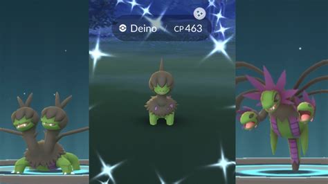 OMG😱!!! CATCHING WILD SHINY DEINO IN POKÉMON GO!! Shiny Zweilous and ...