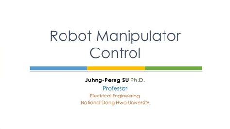 PPT - Robot Manipulator Control PowerPoint Presentation, free download ...