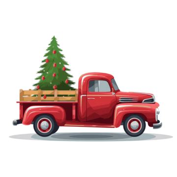 Christmas Truck PNG Transparent Images Free Download | Vector Files ...