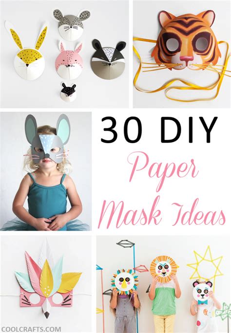 30 DIY Paper Mask Design Ideas • Cool Crafts | Paper mask, Diy paper ...