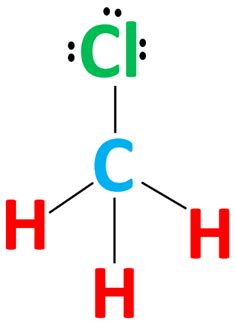 CH3Cl lewis structure, molecular geometry, bond angle, hybridization