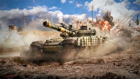 War Thunder Tank Battle HD Wallpaper