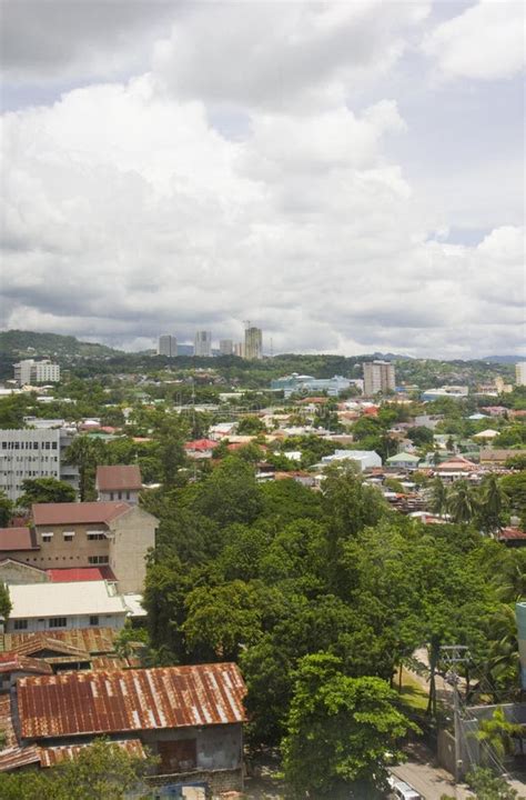 Cebu city skyline editorial image. Image of architectural - 56553540