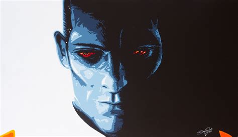 Grand Admiral Thrawn Art - Star Wars Painting by Stephen Quick