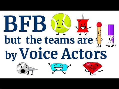 BFB but the Teams are by Voice Actors - YouTube