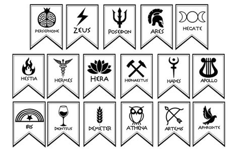 Greek Gods Symbols And Their Meanings